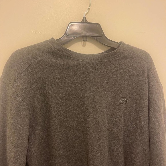 VTG Men’s Starter Pullover Grey Gray Sweater Medium M‎ #52469 - Picture 2 of 7